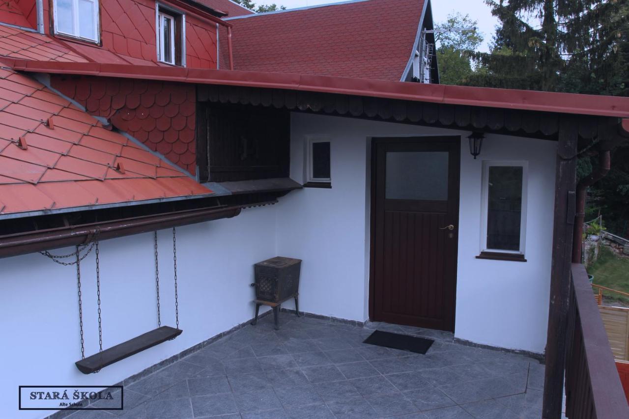 赫任斯科Wellness Chaloupka Mezna - Narodni Park Ceske Svycarsko别墅 外观 照片