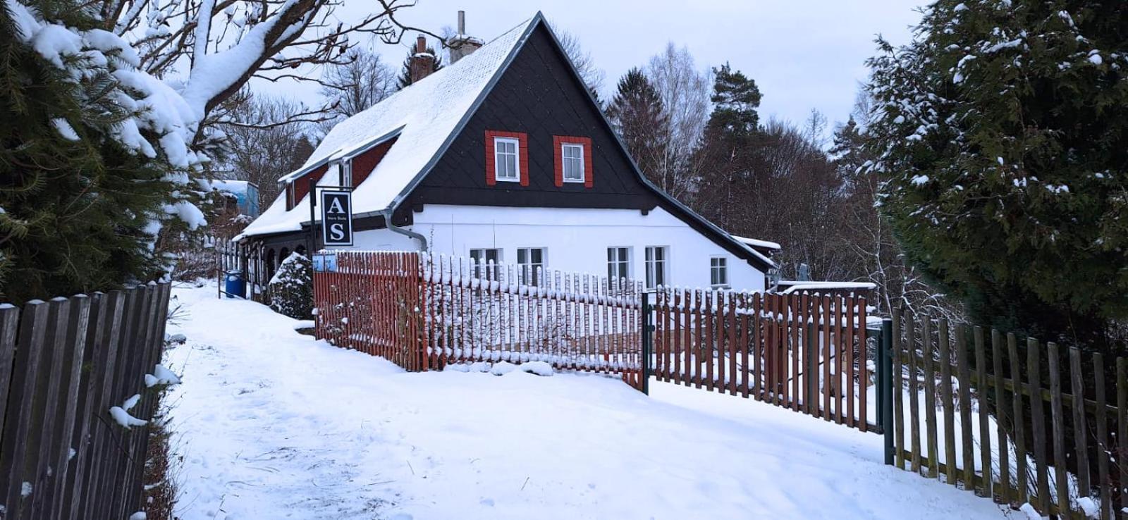 赫任斯科Wellness Chaloupka Mezna - Narodni Park Ceske Svycarsko别墅 外观 照片